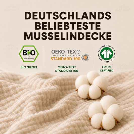 Sanfte BIO Musselindecke