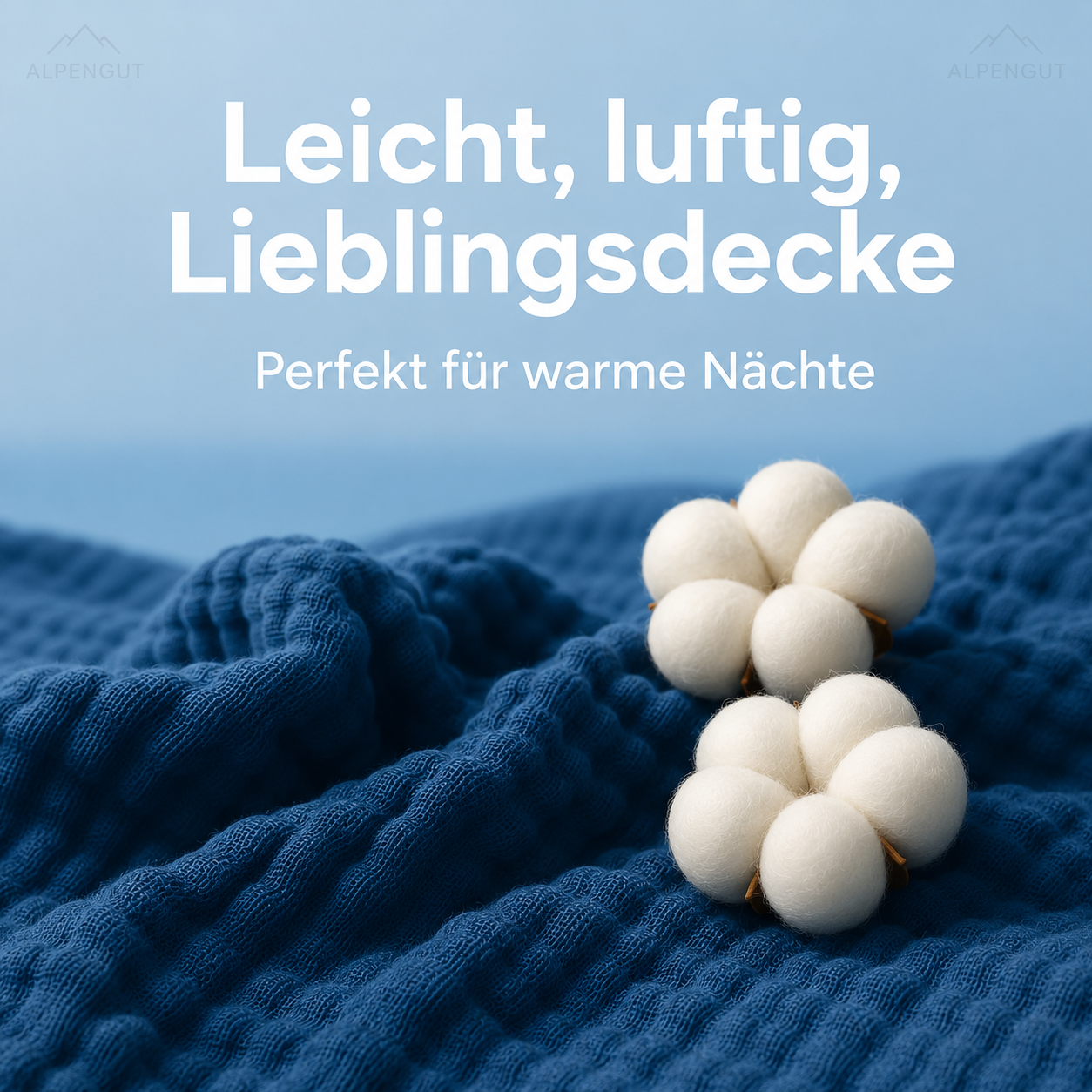 Sanfte BIO Musselindecke