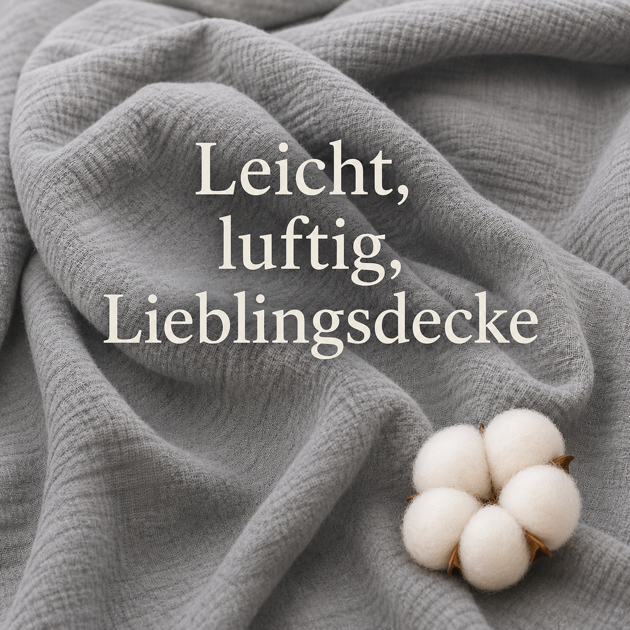 Sanfte BIO Musselindecke